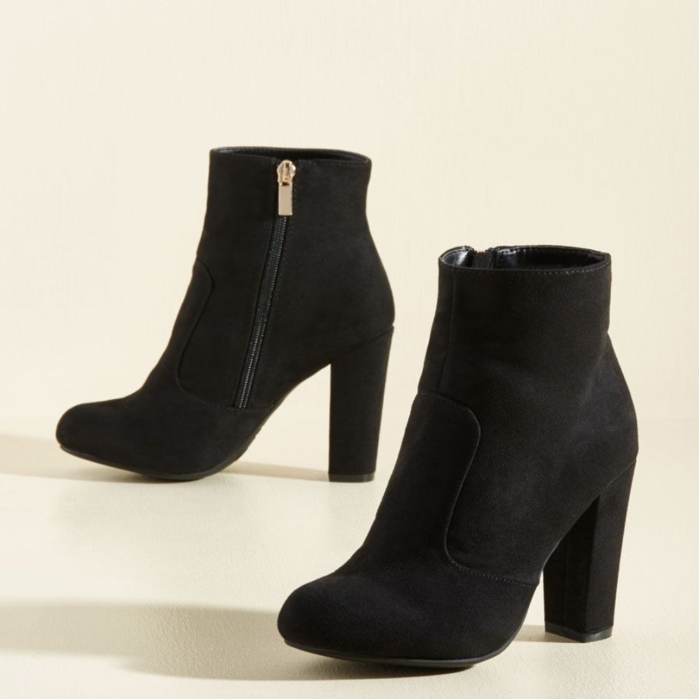 Modcloth Bootie 'It's All Sleek to Me'